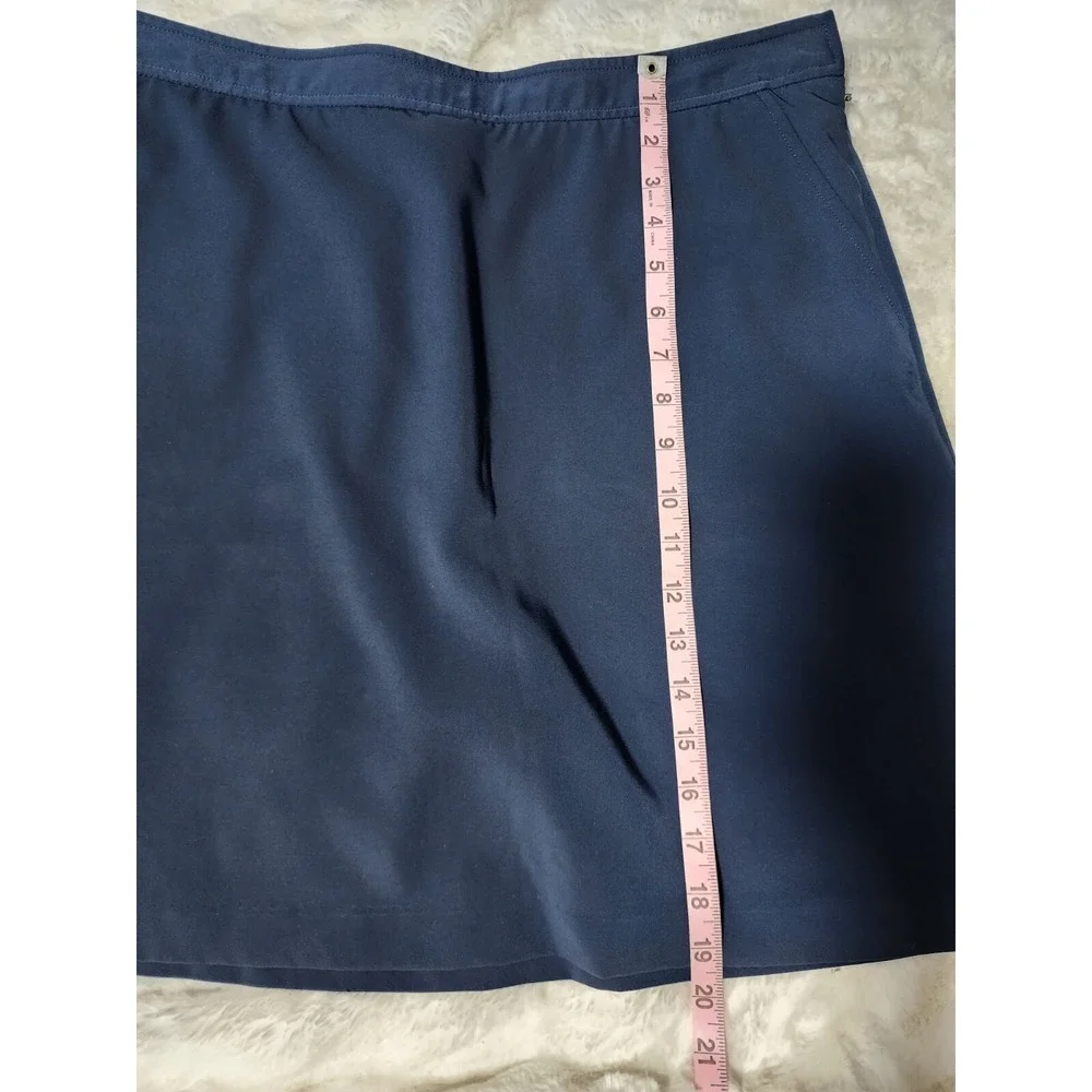 Fairway & Green Womens Golf Skort Size 12 Large Blue‎ Sporty Athletic
